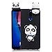 Produktbild Yobby 3D Cartoon Tiere Hülle für Huawei Mate 10 Lite, Huawei Mate 10 Lite Niedlich Süß Motiv Handyhülle Schlank Weich Flexibel Gummi Silikon Schutzhülle Stoßfest Rückseite-Panda Blau Bow