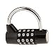 Imported 4 Digit Combination Padlock Travel Luggage Locker Security Lock - Black S RS.610.00