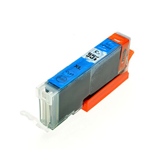 5 Tintenpatronen für Canon PGI-550 CLI-551 IP-7250 8750 IX-6850 MG-5450 5550 6350 6450 7150 MX-725-925 - 4
