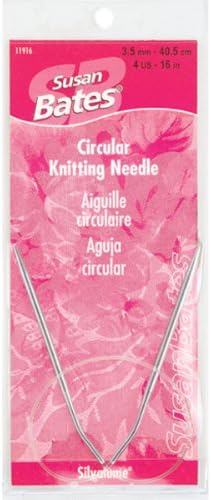 Silvalume Circular Knitting Needles 16"-Size 10.5/6.5mm