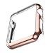 Produktbild huanlong Apple Armbanduhr PC vergoldet Schutzhülle Slim Premium Super/exakte Passform/Kunststoff Cover Snap On Hard Schutzhülle für Apple Watch Serie 2 (38MM, ROSEGOLD)