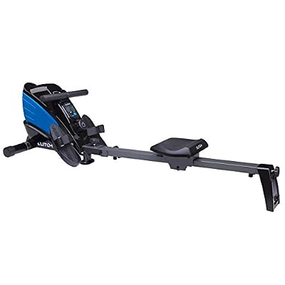 ELITUM Rameur à tirage central ELITUM ZX700 Rameur magnétique équipé de l'ordinateur Roue d'inertie 9 kg Pliable