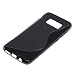 Produktbild König-Shop Handy Hülle TPU S-Line Schutz Case Bumper Schale für Samsung Galaxy S8 Schwarz Neu