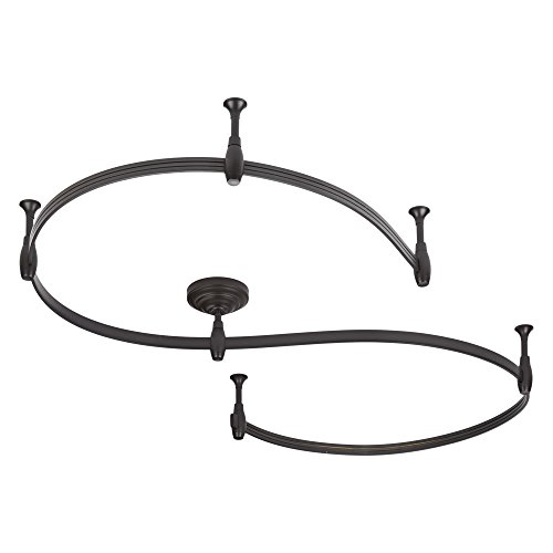 Preisvergleich Produktbild Biard 3m Schwarze Flexible Schiene Einphasig mit Netzteil - Verstellbares Beleuchtungssystem für Küchen, Esszimmer, Büros und Läden