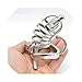 Price comparison product image for Women Torso Stainless Steel Lockable Cage Rings Sleeve Stealth Lock Male Chastity Device Urethral Funny Toys Men,40mm