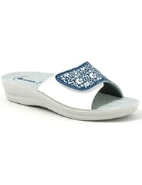 INBLU - Zapatillas de estar por casa para mujer azul Avio 36