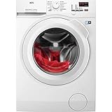 Wassermengen-Sensor AEG L6FBA494 energieeffiziente Waschmaschine Frontlader / 173 kWh pro Jahr / Weiß / ProTex Schontrommel (9 kg) schützt hochwertige Textilien / mit Mengenautomatik