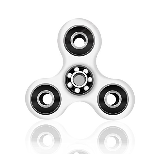 Paris Hill Smart High Speed Tri-Spinner Fidget Hand Finger Toy White Paris Hill Smart High Speed Tri-Spinner Fidget Hand Finger Toy White