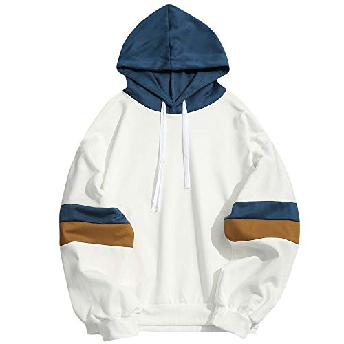 Sweat-Shirt à Capuche Hommes,SANFASHION Sweat Shirt Unis Manches Longues,Hoodies épais Hiver Chaud,Sweater Hooded