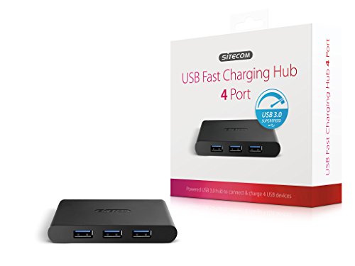 Preisvergleich Produktbild SITECOM USB 3.0 Fast Charging Hub 4 Port