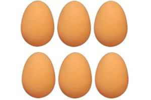 HENBRANDT 6 pelotas de goma para huevos saltarines y huevos falsos