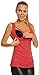 Happy Mama. Women's Maternity Nursing Top Stretch Sleeveless Tunic 10-18. 371p (Coral, 14)