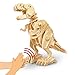 Produktbild LDB SHOP Sound Control Walking T-Rex 3D Montage DIY Steam Stem Spielzeug Aus Holz Puzzle Dinosaurier Spielzeug