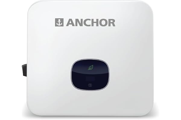 Anchor by Panasonic INO 5kw Solar on Grid Inverter for Home 5KW PV Inverter for Home Photovoltaic Inverter (10 Yrs Warranty) (White, INO 5KTLX)