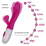 Nice Zhongcheno Heating 2 in 1 Massaging Wand with 7 Modes & Handheld Personal Massager & USB Rechargeable Electric Cordless Magic for Body Sore Neck Back Shoulder
