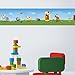 Wandkings border "Big Farm" Length: 450 cm, self-adhesive, for children's rooms