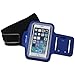 Produktbild Fosmon FORCE Sport Armbinde für iPhone 5 / 5s / 5c / SE - Blau (Point A : 24.5cm - 32cm ; Point B : 29.5cm - 37cm)