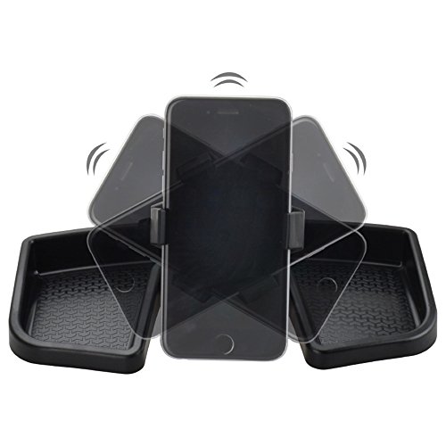 Supporto Auto Smartphone Telefoni, Universale Di Cellulari 360 Gradi di Rotazione Porta Cellulare Universale Auto