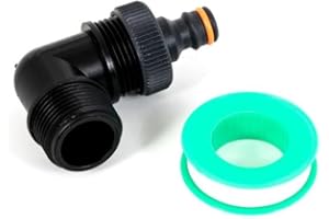 ABAZO - Pumpenanschlussstutzen an Gartenpumpe, Schlauchverbinder, Rückschlagventil für die Pumpe, Anschluss an einen Hydrophor, Satz Pumpenzubehör, Pumpenauslassanschluss SET 1" AG