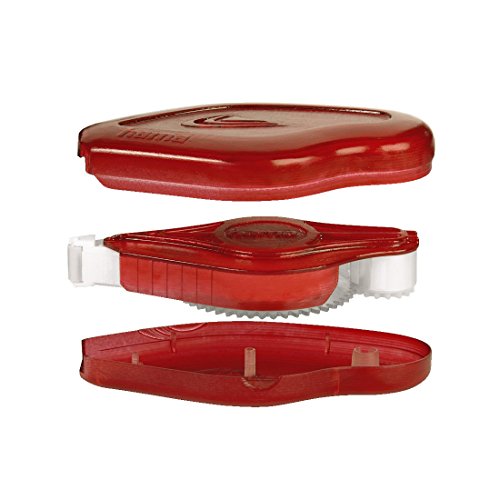 Hama Kleberoller permanent Quick-Fix (8mm x 12m Klebetape, doppelseitig, nachfüllbar, zum Fotos einkleben, Scrapbooking uvm.) Fotokleber Klebemaus rot - 3