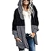 Produktbild PAOLIAN Damen Wintermantel Übergroße Warme Mantel Kapuzenjacke Strickjacke Outwear mit Kapuze und Taschen
