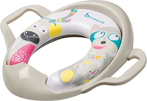 Badabulle B027007 - Reductor de asiento de baño montaña, gris