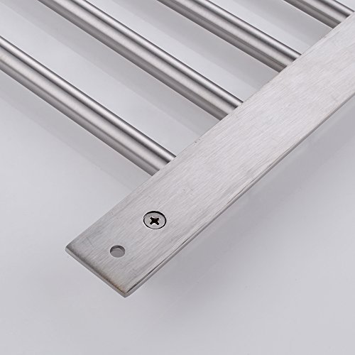 KES Bad Handtuchhalter mit 4 Armen Wandhalterung SUS 304 Edelstahl Gebürstete Oberfläche, A2102C-2 - 4