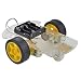 Produktbild 3-Wheel Smart Robot Car Chassis (2WD) with Speed Encoder and Battery Box for Arduino / Raspberry.