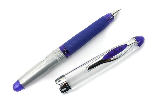 Pilot Vortex Fountain Pen - Medium Nib - Clear Blue