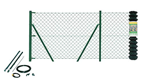 Preisvergleich Produktbild Arvotec Komplettset Maschendrahtzaun, 15m x 100cm - Wird komplett aufstellfertig geliefert - vielfältig einsetzbar: Gartenzaun, Tierabwehr, Kleintiereinzäunung, Grundstücksabgrenzung