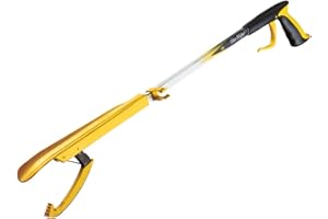 THE HELPING HAND COMPANY Helping Hand Company 26”/66cm Easy Shoe Helper Tool. Long Handled Shoe Horn Combined with Reacher Grabber Stick. Dressing Aids for Elderly, Disabled, Pregnant, Limited Movement