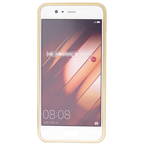 Funda Espejo Aluminio Metal Carcasa para Huawei P10 Color Oro