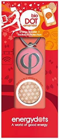 EnergyDots BioTAG + free SmartDOT, bioTAG pack, Personal energy protection & booster. Plus powerful EMF protection for mobiles, wireless, PC etc. Retune energy emissions from any device (Pink)