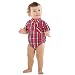 Bebone Baby Girl Bodysuit (Red, 0-3M)