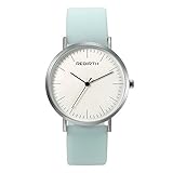 LANCARDO Herren Damen Armbanduhr Analog mit Silikon Armband