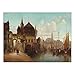 Produktbild LKYH Home Decoration Print Leinwandbild Wandkunst Gemälde Öl Ungerahmt Zeichnungen Klassische Architektur Landschaft ölgemälde