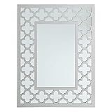 Espejo Plateado de Madera DM de diseño árabe para la Entrada de 59 x 79 cm Arabia - LOLAhome