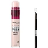 Maybelline New York Instant Anti Age Eraser Kapatıcı 03 Fair &amp; Mini Tattoo Liner Gel Pencil Makyaj Seti