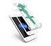 Produktbild LEDELI 3D Full Cover Schutzglas für iPhone 7 iPhone 7 Plus Panzerglas Folie Display Schutz mit Schablone Easy App EasyApp (iPhone 7, Weiß)