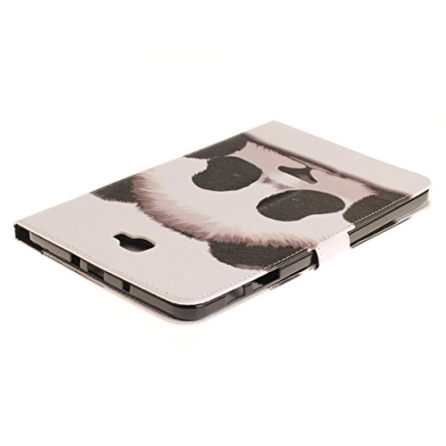Galaxy Tab A 10.1 Hülle Case,Galaxy Tab A 10.1 Ledertasche,Ukayfe Muster Schutzhülle Leder Tasche für Samsung Galaxy Tab A 10.1 Zoll SM-T580N SM-T585N,Malerei Süße Panda Muster Slim Fit Folio PU leder Flip Cover im Bookstyle Kunstleder Schutzhülle Cover Tasche mit Ständer für Samsung Galaxy Tab A 10.1 Zoll SM-T580N SM-T585N mit 1 x Schwarze Eingabestift (Panda) - 4