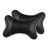 2 Stück Komfortable Soft Car Kopf Nackenstütze Kissen. Elastisches Band an der Rückseite für einfache Installation.