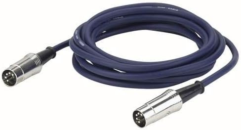 Dual Draft Guard VSE 641032 Midi Cable – 5-Pin Din Plug, 3 m, Blue