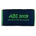 Produktbild Trend Jacquard Strandlaken Strandtuch ABI 2019 Marine Neon Abitur Geschenk 80x160 cm