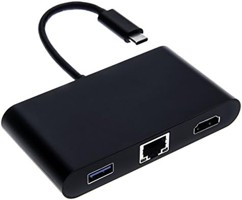 Keple | Type C Hub for Alienware 13 / 15 / 17 Laptop | 4 in 1 Adaptor - HDMI, USB 3.0, Ethernet, PD (Power Delivery) Converter 4K Adapter to Monitor / HDTV