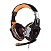 Price comparison product image Cebbay Liquidation LED Gaming Stereo Bass Headset Microphone PC 50 * 50MM orange