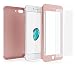 Produktbild iPhone 7 PLUS Hülle, iPhone 7 PLUS 360 Grad Hülle + Panzerglas, Mobilyos® [ 360 Grad Rundum ] [ Roségold ] iPhone 7 PLUS Komplett Hülle, iPhone 7 PLUS Case, iPhone 7 PLUS Cover