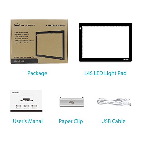 Huion L4S Ultra Dünn Einstellbare Helligkeit LED Handwerk Tracing Animations Tattoo Quilting Leuchttisch mit USB-Kabel - 7