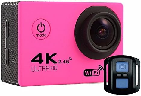 Sport Cameras, F60R 2.0 inch Screen 4K 170 Degrees Wide Angle WiFi Sport Action Camera Camcorder with Waterproof Housing Case &RemoteController, Support 64GB Micro SD Card