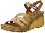 Material de la suela: Goma Art 1327 Grass Sand/BORNE, Sandalias con Correa de Tobillo para Mujer, Beige, 37 EU