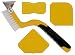 Produktbild Thorani 5 in 1 Profi-Fugen-Set inkl. 3 Fugenglätter mit 11 Profilen, Fugenschaber mit Metallklinge und Fugenbürste - zum schnellen Abziehen von Silikon- & Acryl-Fugen sowie zum Entfernen von Schimmel – ideal für Bad und Küche